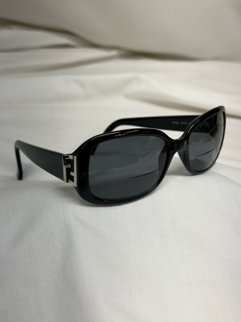 Fendi Black Women's Glasses Sunglasses Frames with Silver Logo Accent